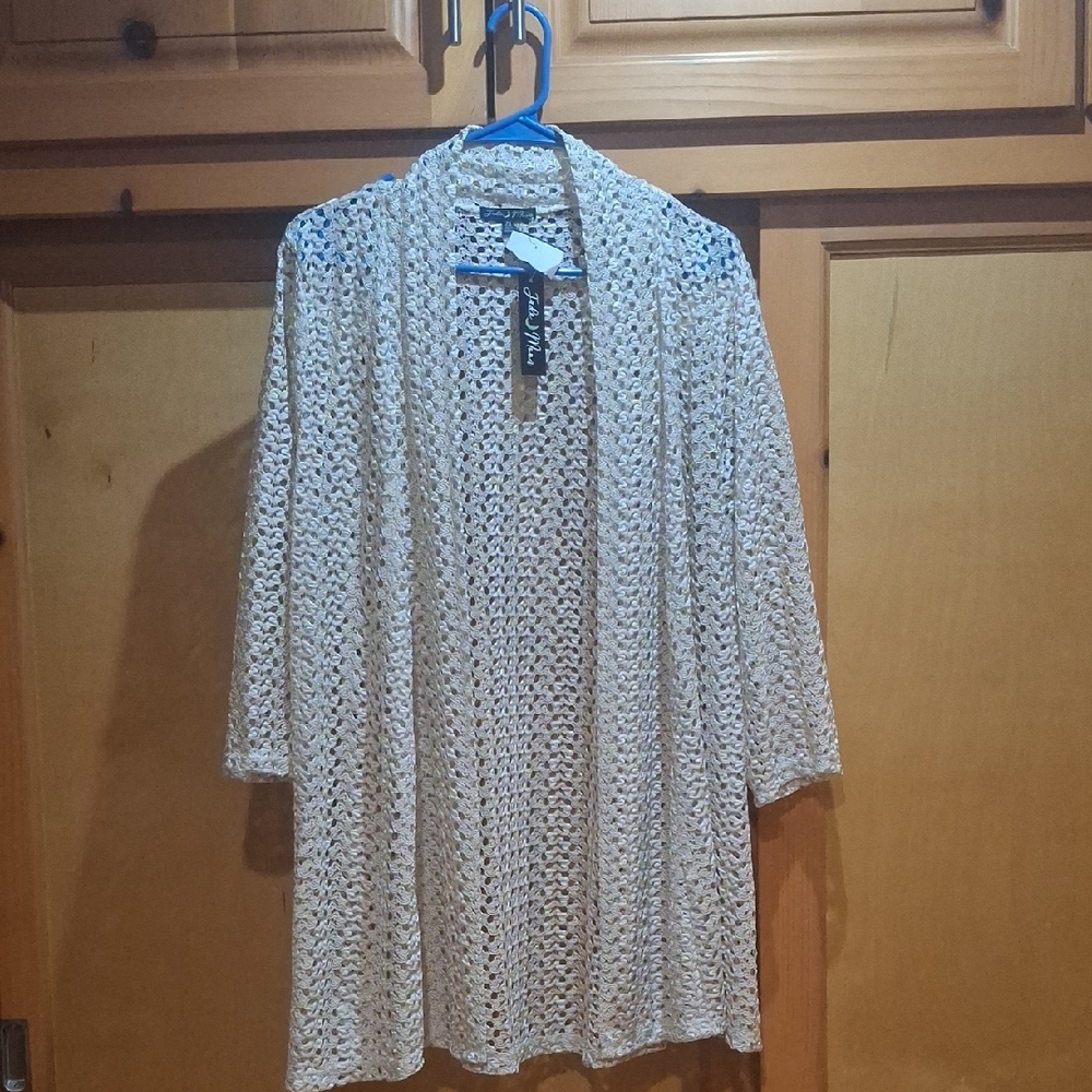 Jade Moon NWT Lace Jacket 2XL